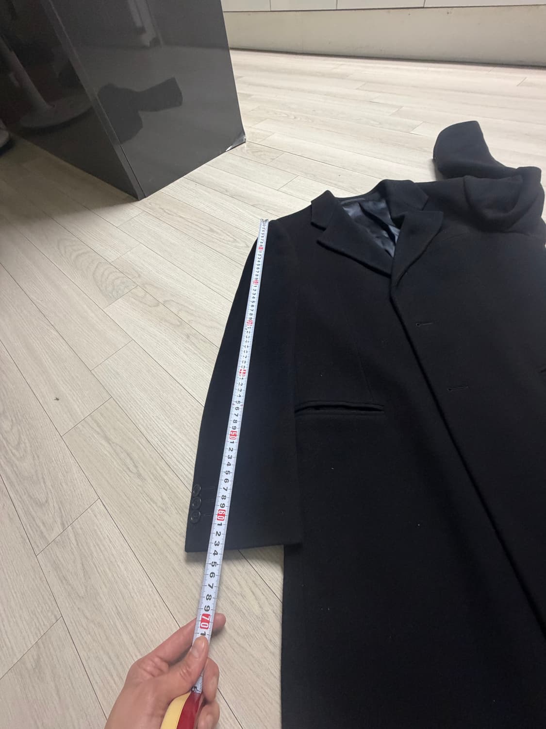 신세계 백화점 정품 아르마니 꼴레지오니 블랙 코트 상품이미지8