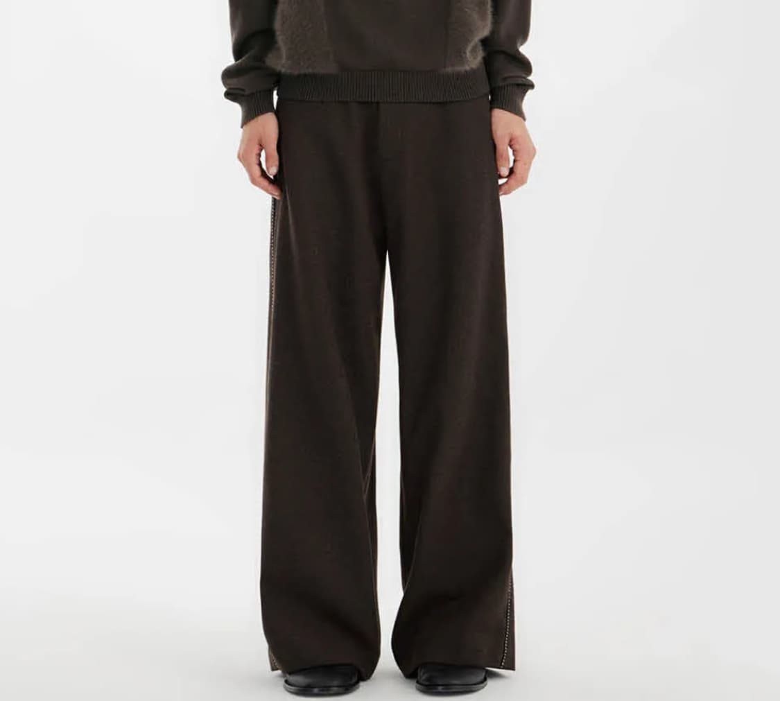 유스 로우 웨이스트 와이드 트라우저 m 상품이미지2