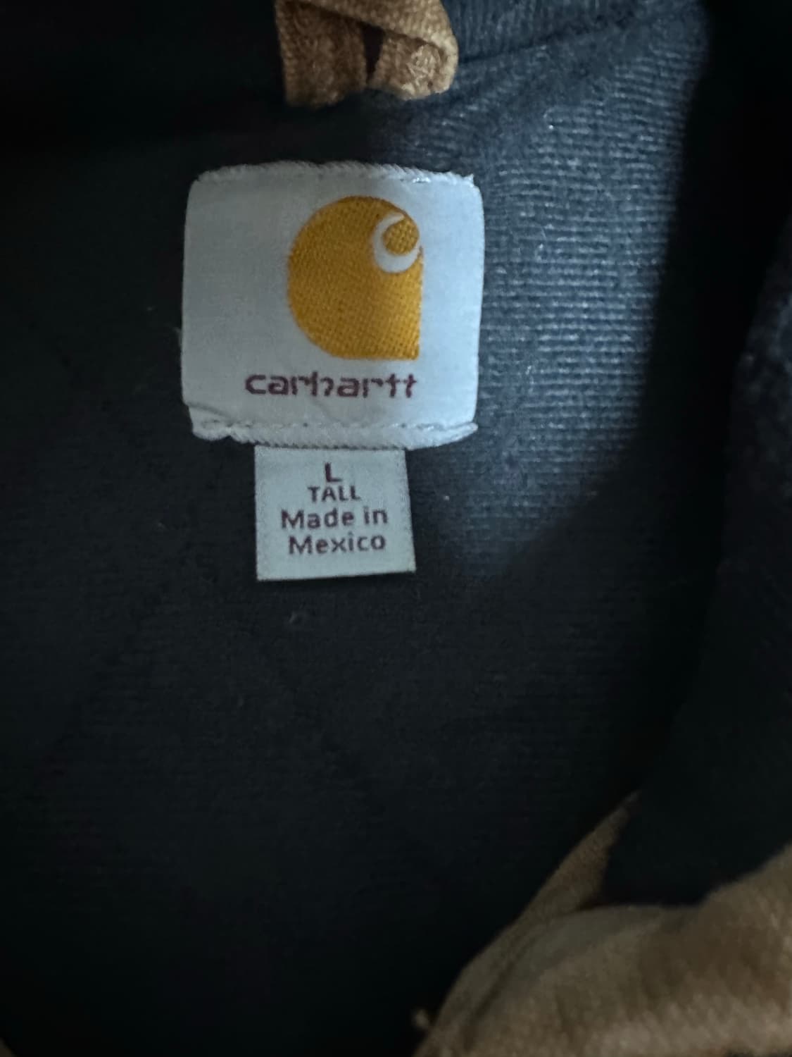 칼하트 j130 덕 액티브 샌드스톤 자켓 된장색 상품이미지3