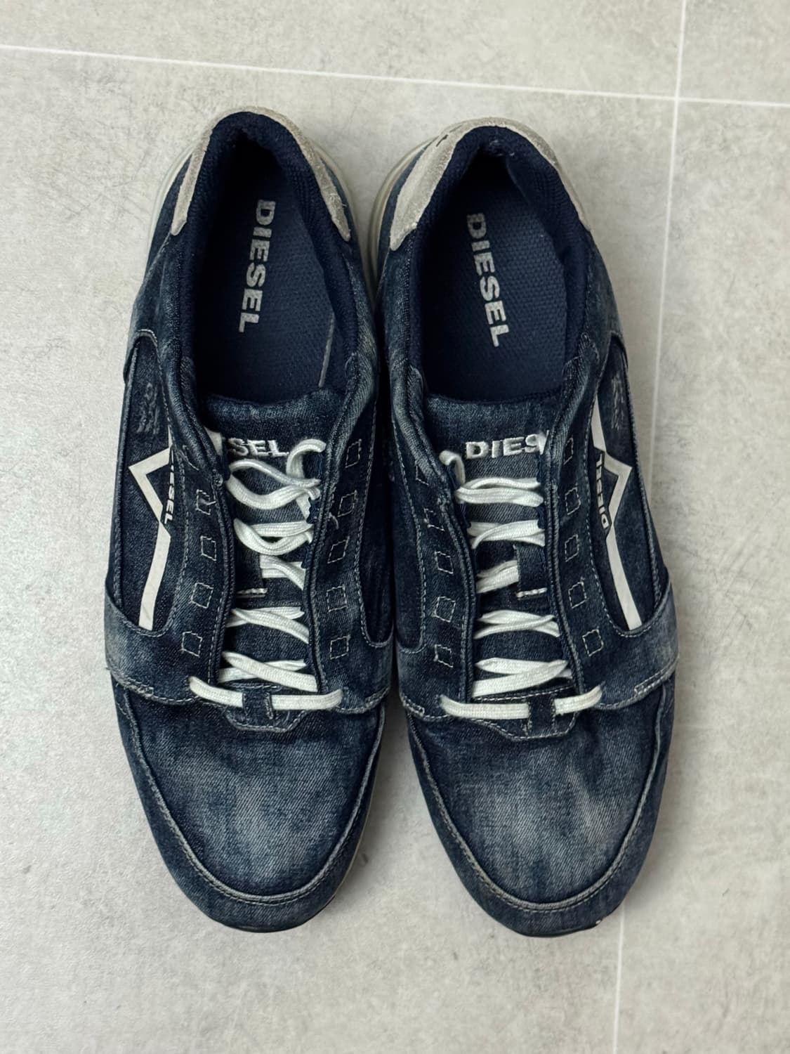 디젤 워싱 데님 스니커즈 285 상품이미지2