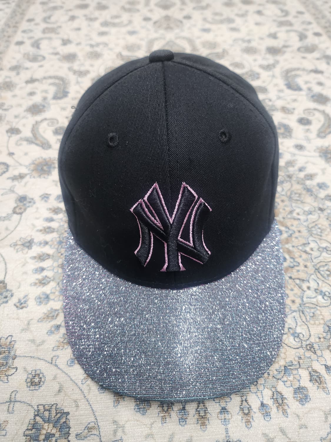 MLB 뉴욕양키스 글리터 볼캡 상품이미지1