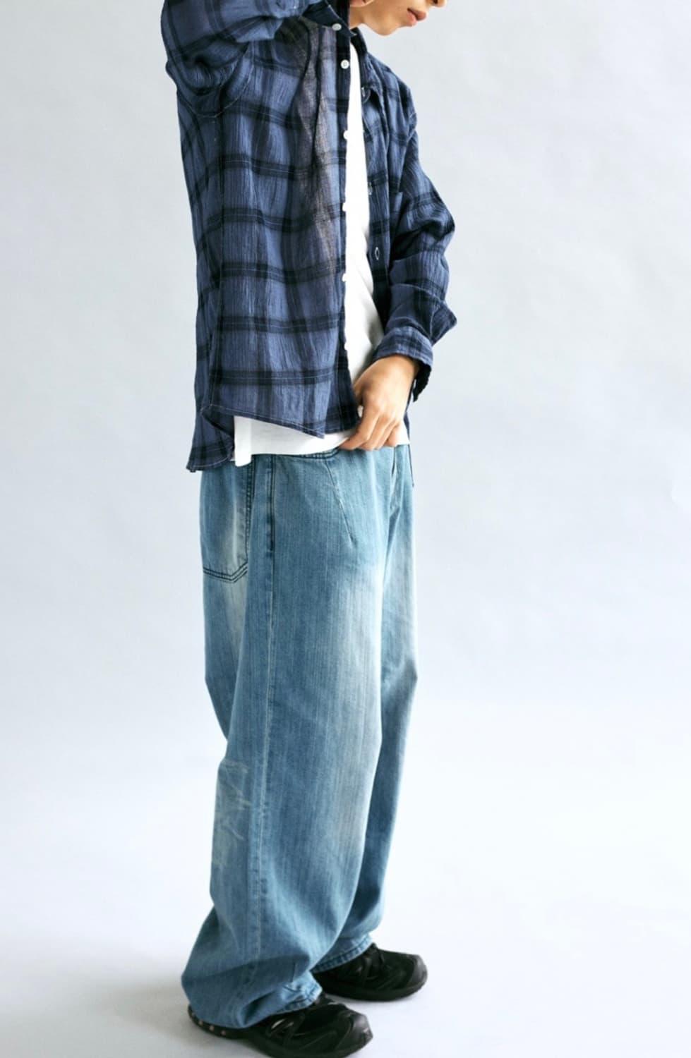 해칭룸 wide jeans 3사이즈(M) 상품이미지1