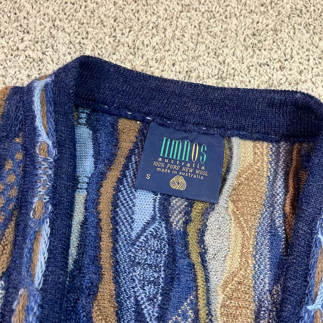 림노스 울 케이블 니트 가디건 상품이미지4