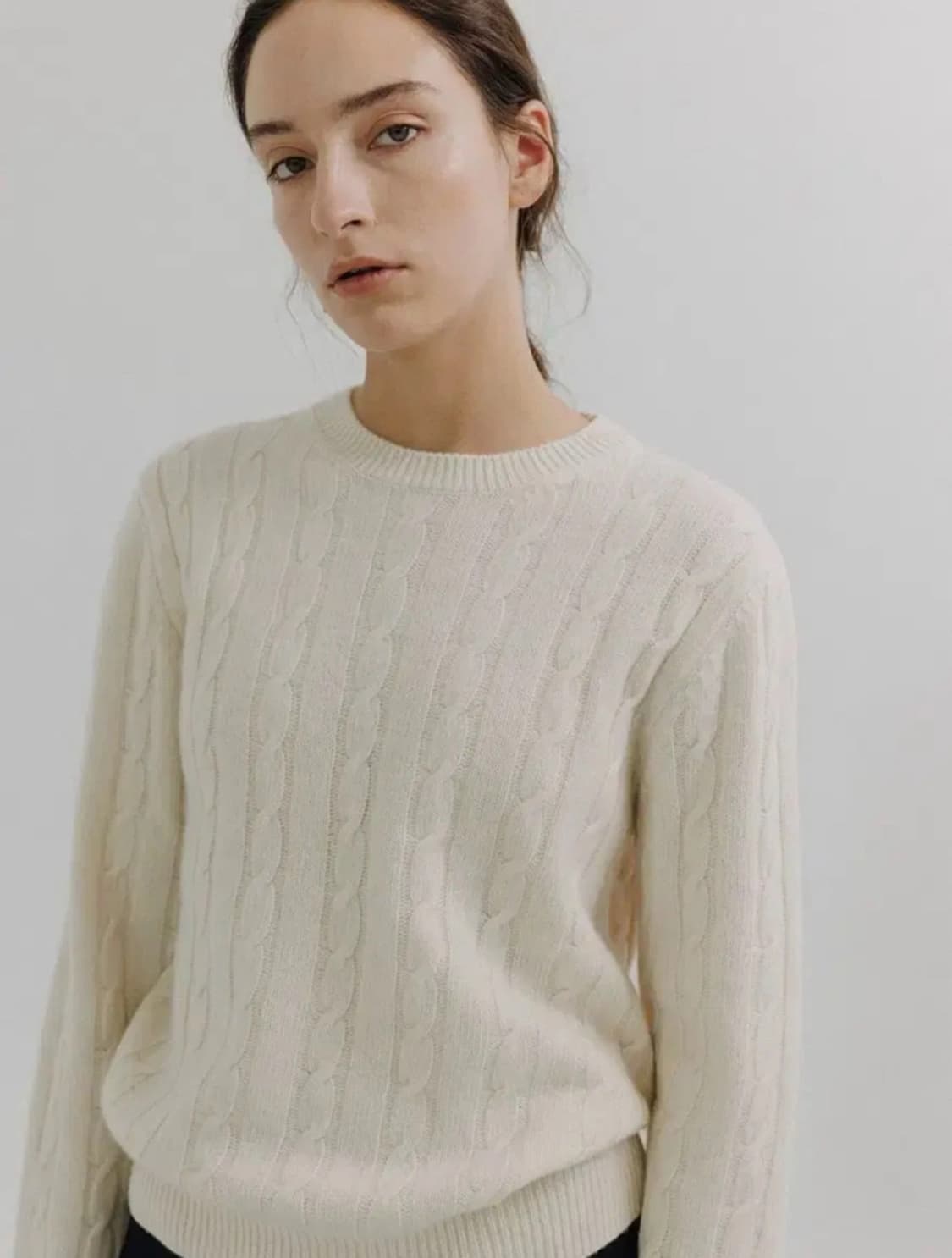 페세스 케이블 니트  상품이미지1