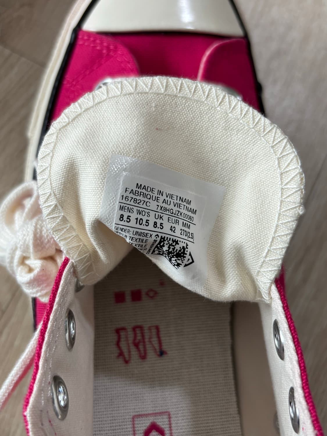 컨버스 척 70 사이키델릭 로우 세리스핑크 167827C 상품이미지5