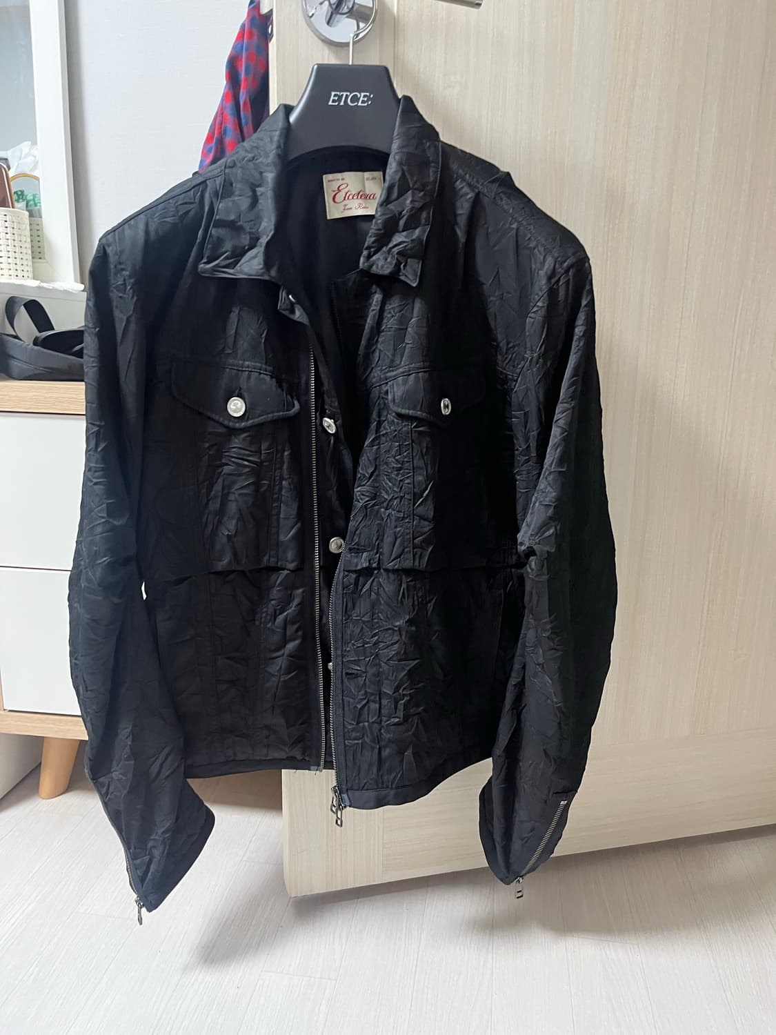 etce 핀치드 링클 자켓 m사이즈 상품이미지1