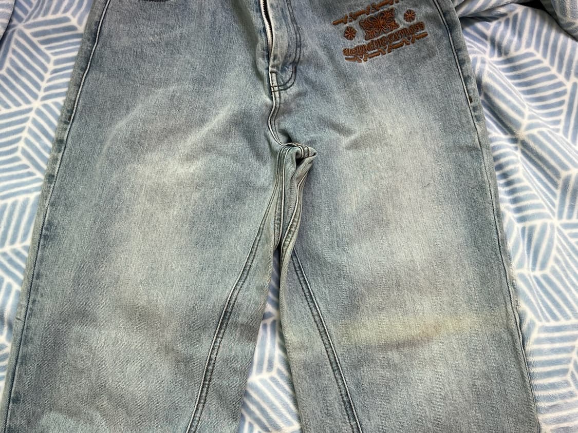 웰빙익스프레스 Embroidered Patch Jeans M 상품이미지2