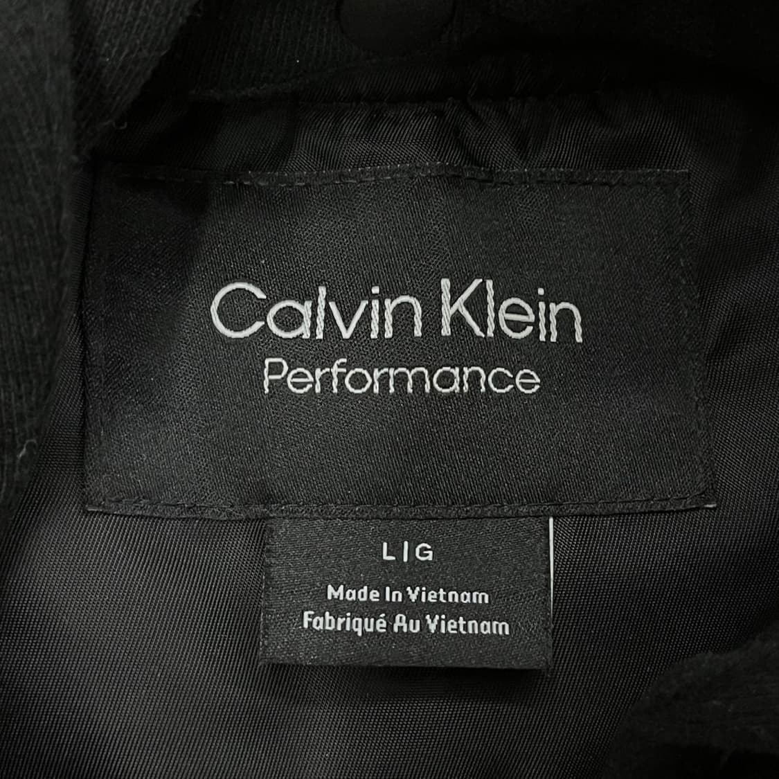 [정품/L] 캘빈클라인 퍼포먼스 후드 바람막이 블랙 b18 상품이미지5