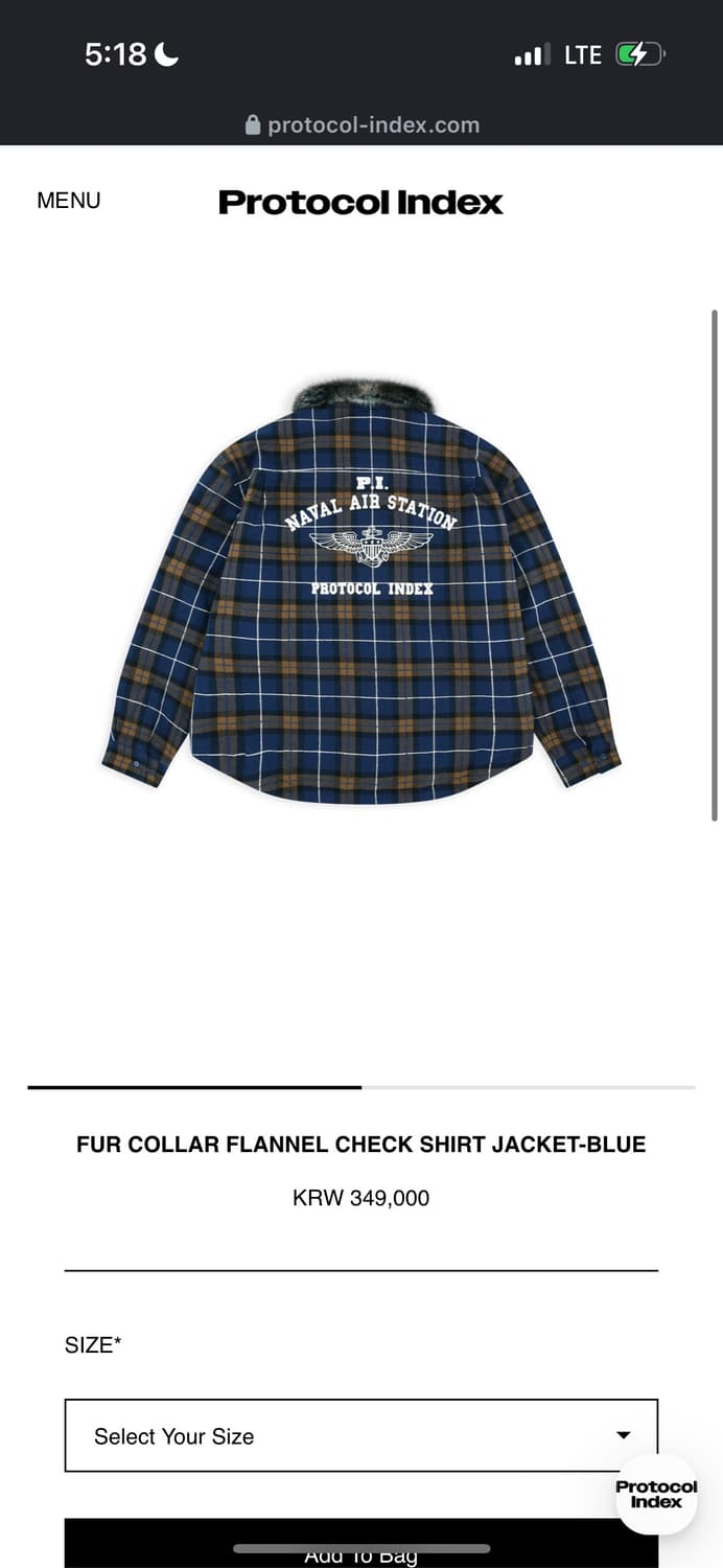 (1size/택있는새상품) 프로토콜인덱스 자켓 상품이미지2