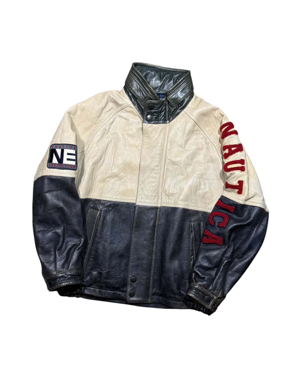 Nautica 노티카 쉽스킨 바시티 자켓 상품이미지1