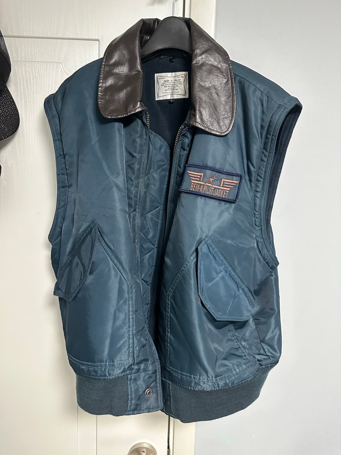 미군 파일럿 자켓  팔 탈부착 상품이미지3