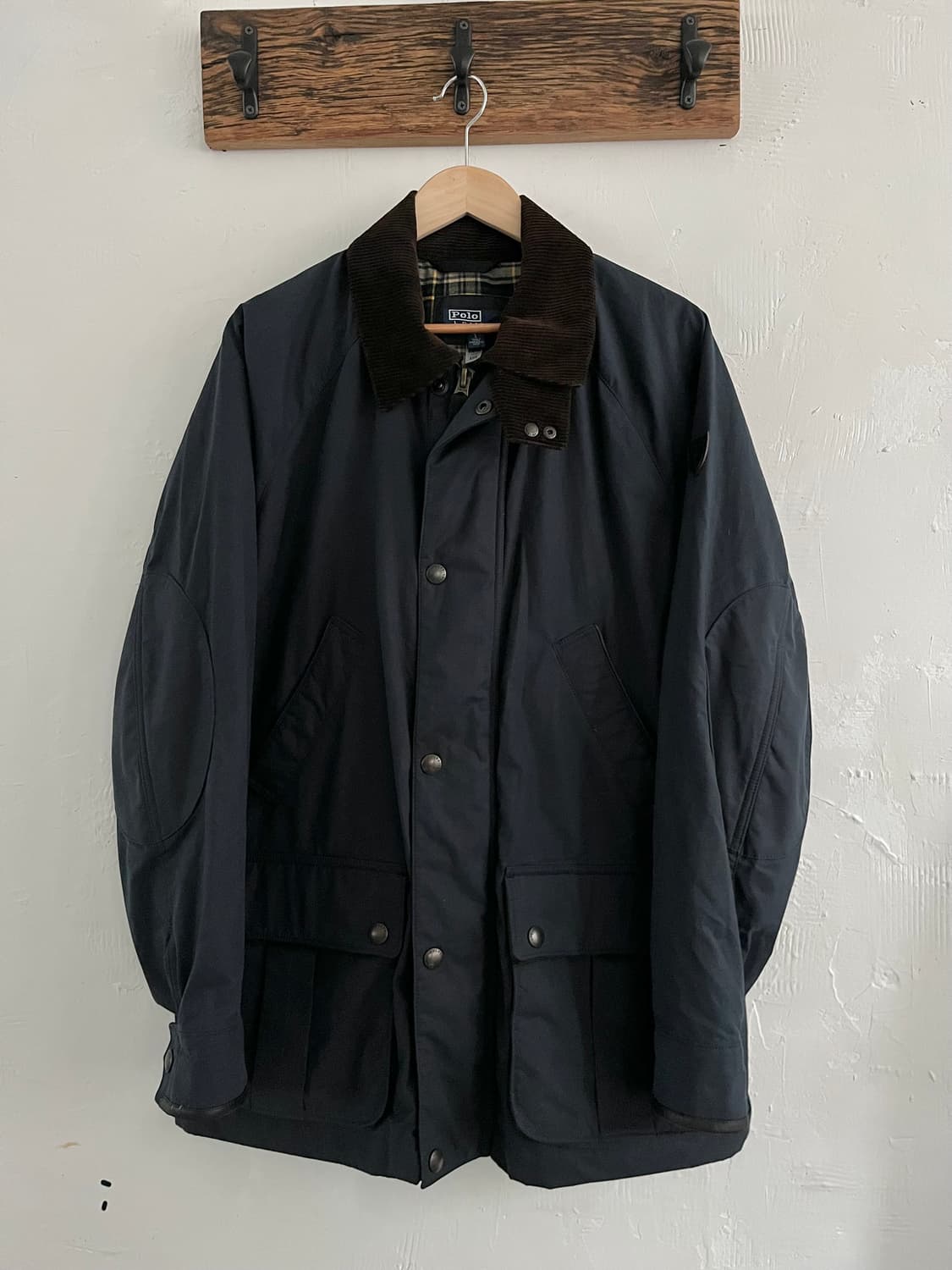 Polo 폴로 랄프로렌 폴로 포니 패치 왁스 코팅 자켓 상품이미지1