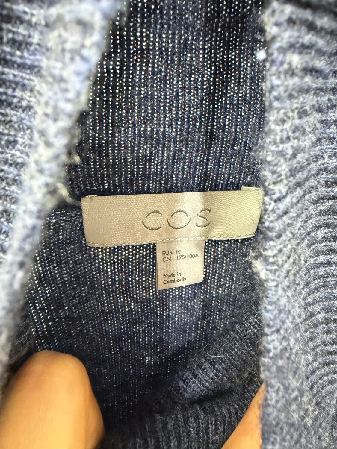 정품) COS 코스 남성 터틀넥 니트 M 상품이미지6