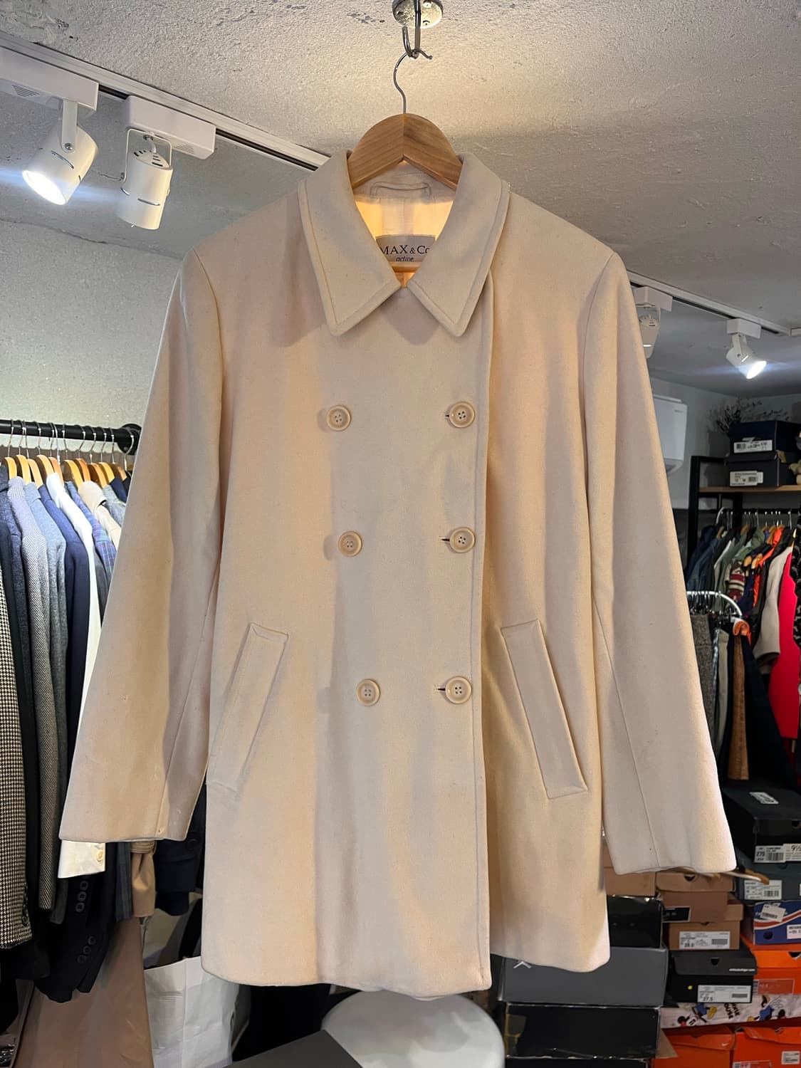 막스앤코 더블 울 코트 (44) 상품이미지1