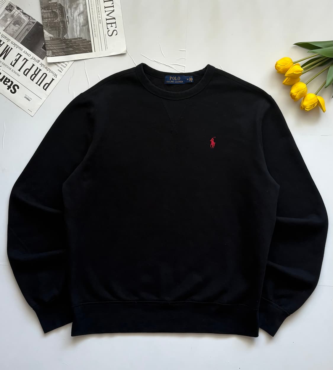 Polo 폴로랄프로렌 블랙 맨투맨  상품이미지2