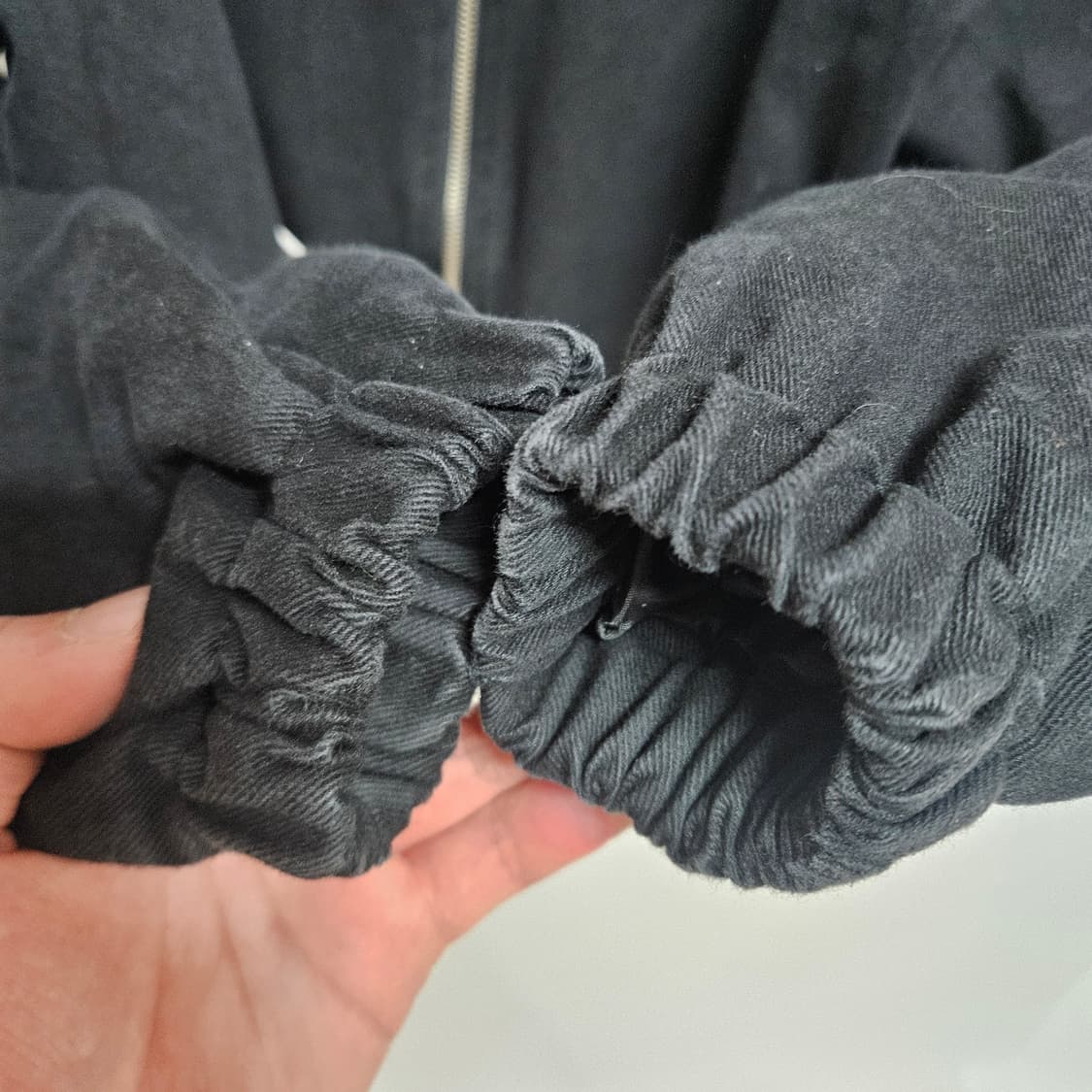 보세 빈티지 배색 데님 바시티 자켓 F 상품이미지4