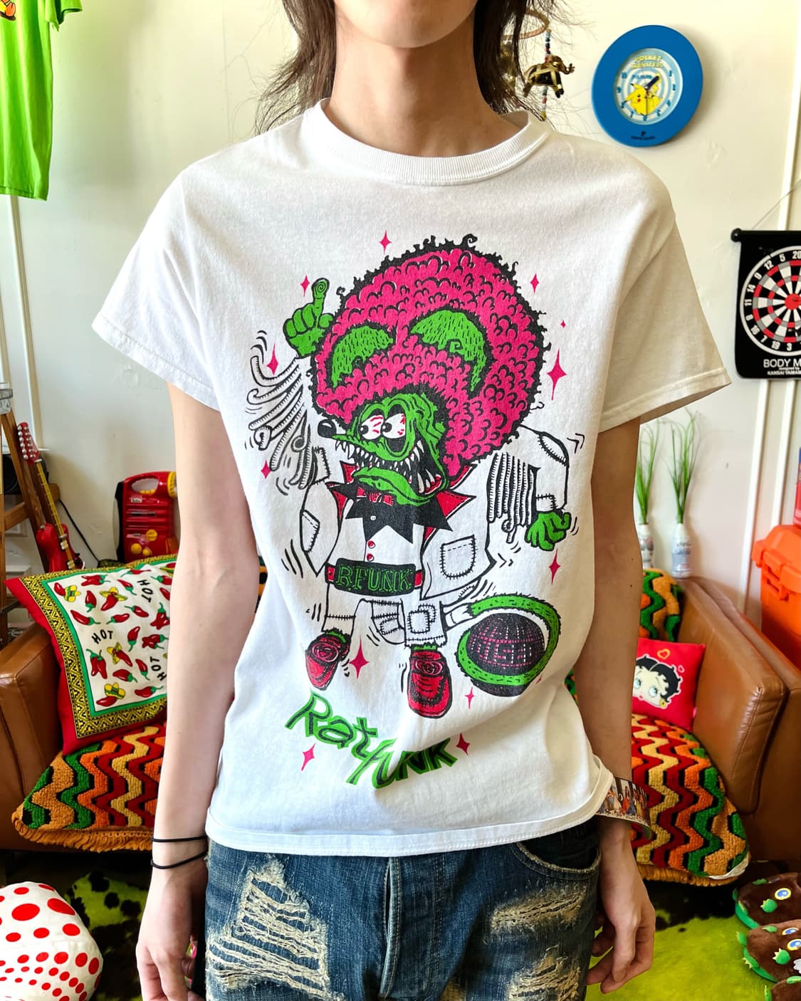 Vintage "Rat Funk" Parody Printed Tee 상품이미지2