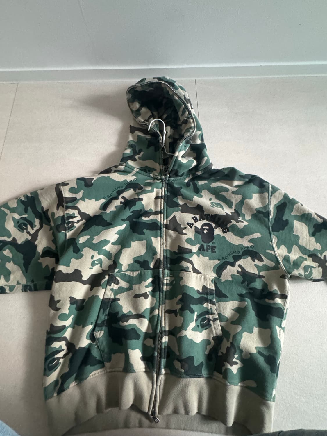 베이프 카모 후드집업 상품이미지2
