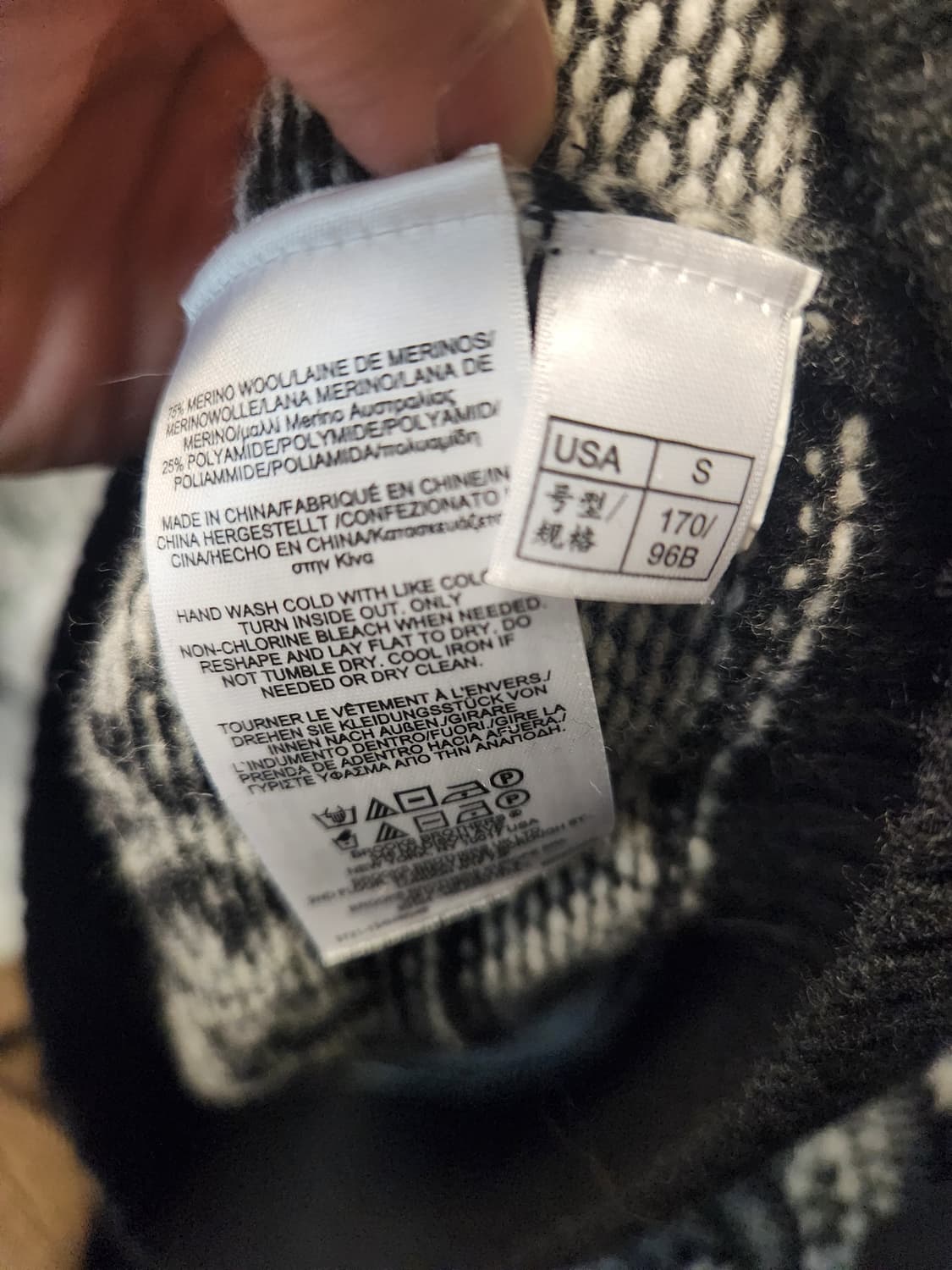 브룩스브라더스 노르딕 니트 S 상품이미지3