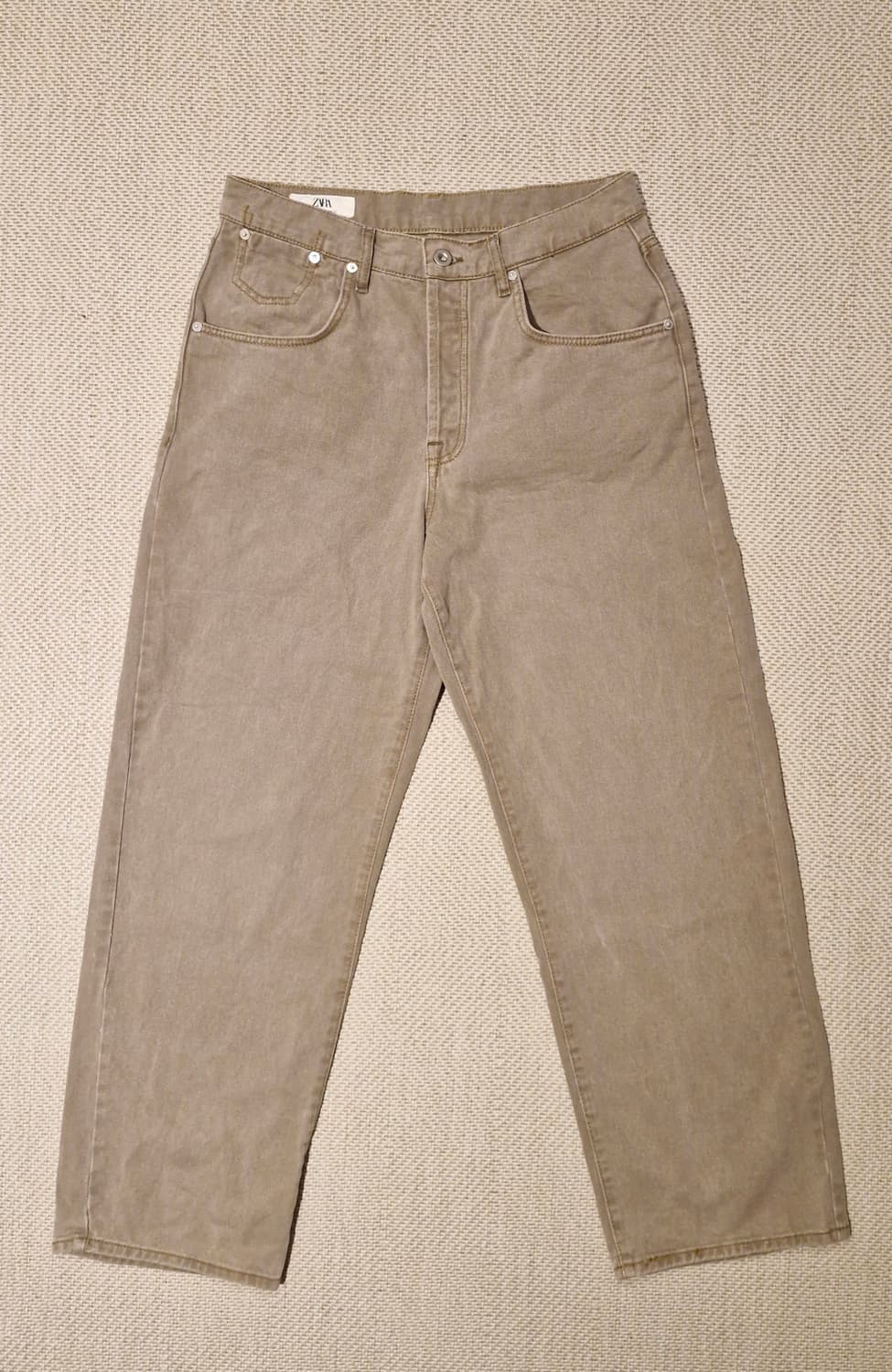 자라 리미티드 에디션 릴랙스드 핏 데님팬츠  상품이미지4