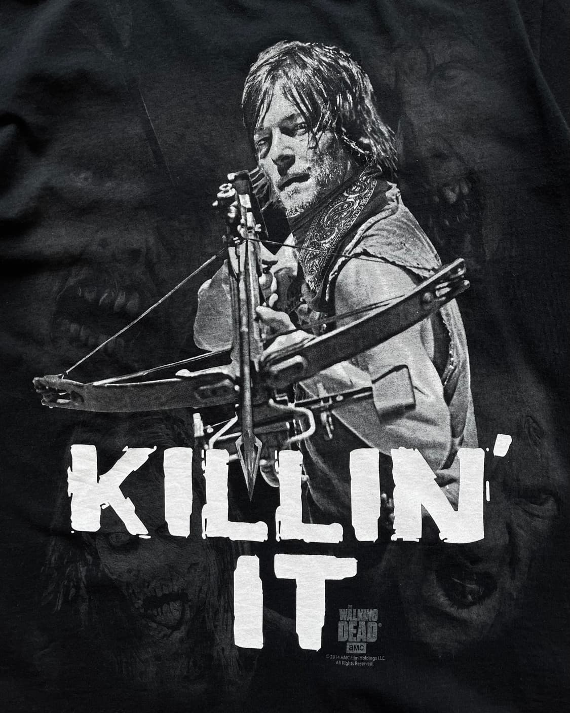 2014年 Walking Dead 1/2 T-Shirt / Gildan 상품이미지4