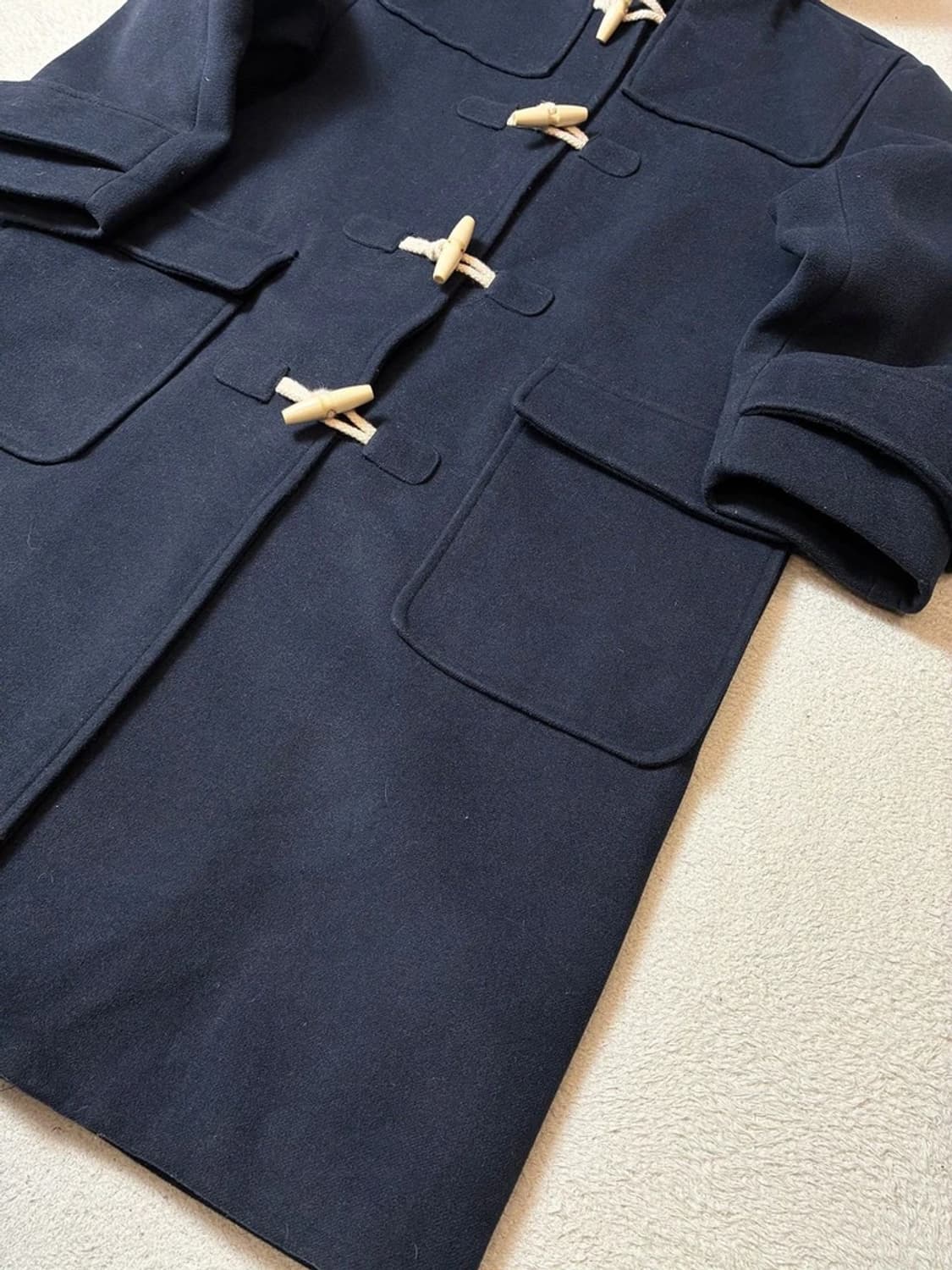 파르티멘토 22FW 멜톤 더플 롱 코트 PN7941 상품이미지3