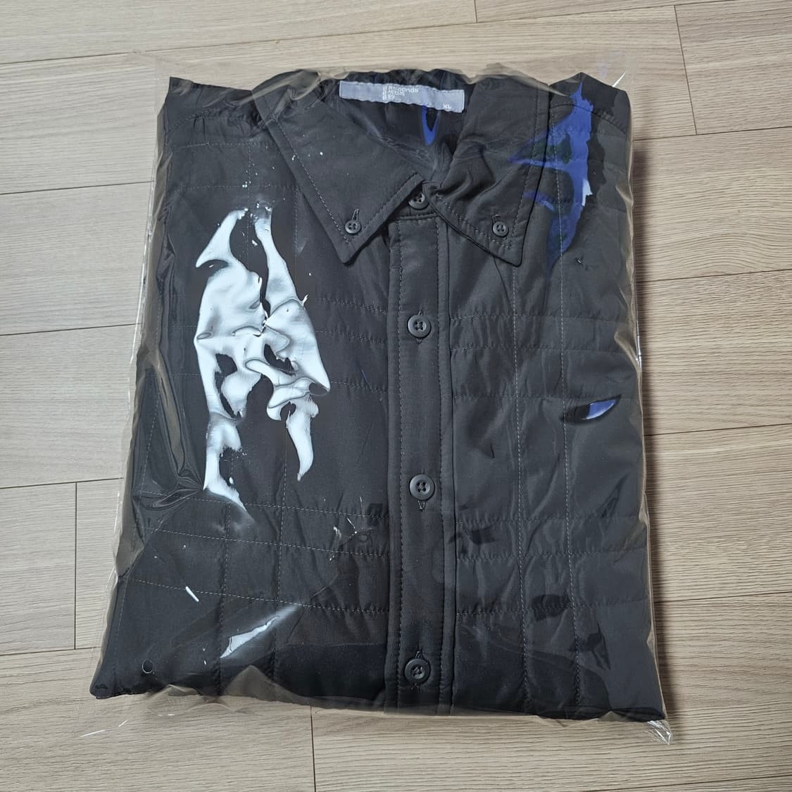 XL 새제품) 에잇세컨즈 셔츠 셔켓 자켓 간절기 다크그레이 카키 105 상품이미지9