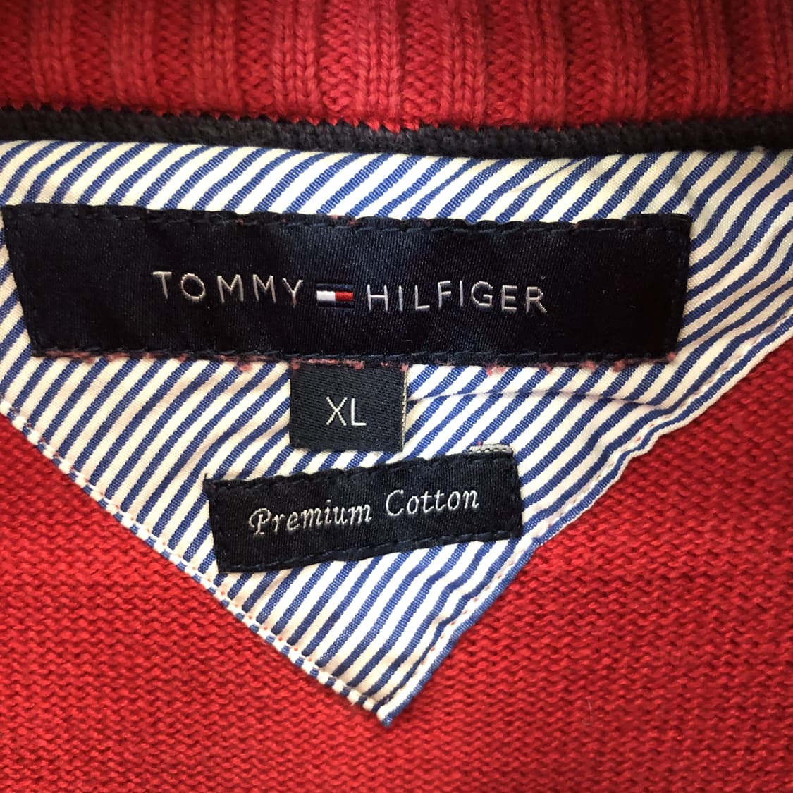 타미힐피거 프리미엄코튼 니트집업 XL 상품이미지5