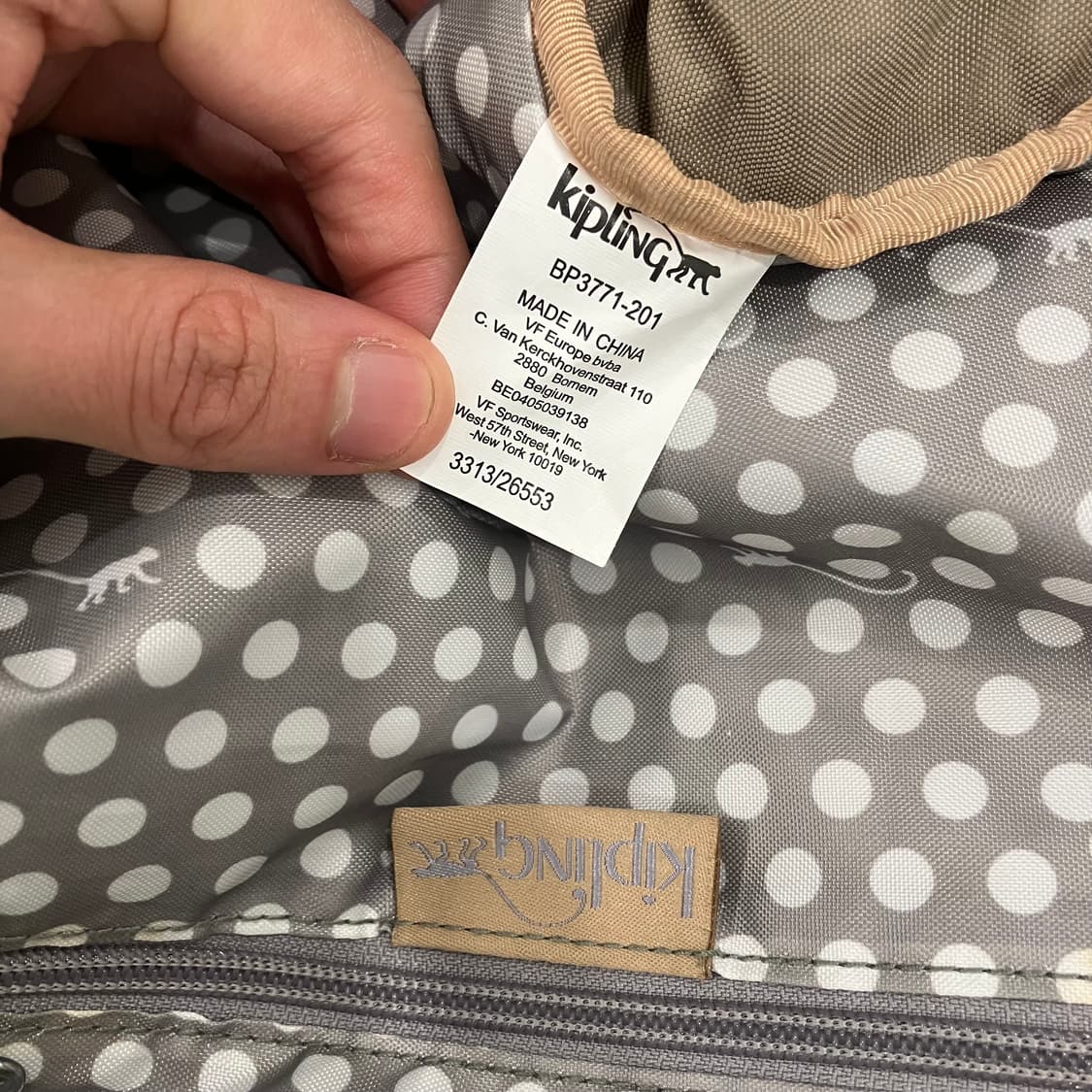 94 키플링 백팩 골드 상품이미지4