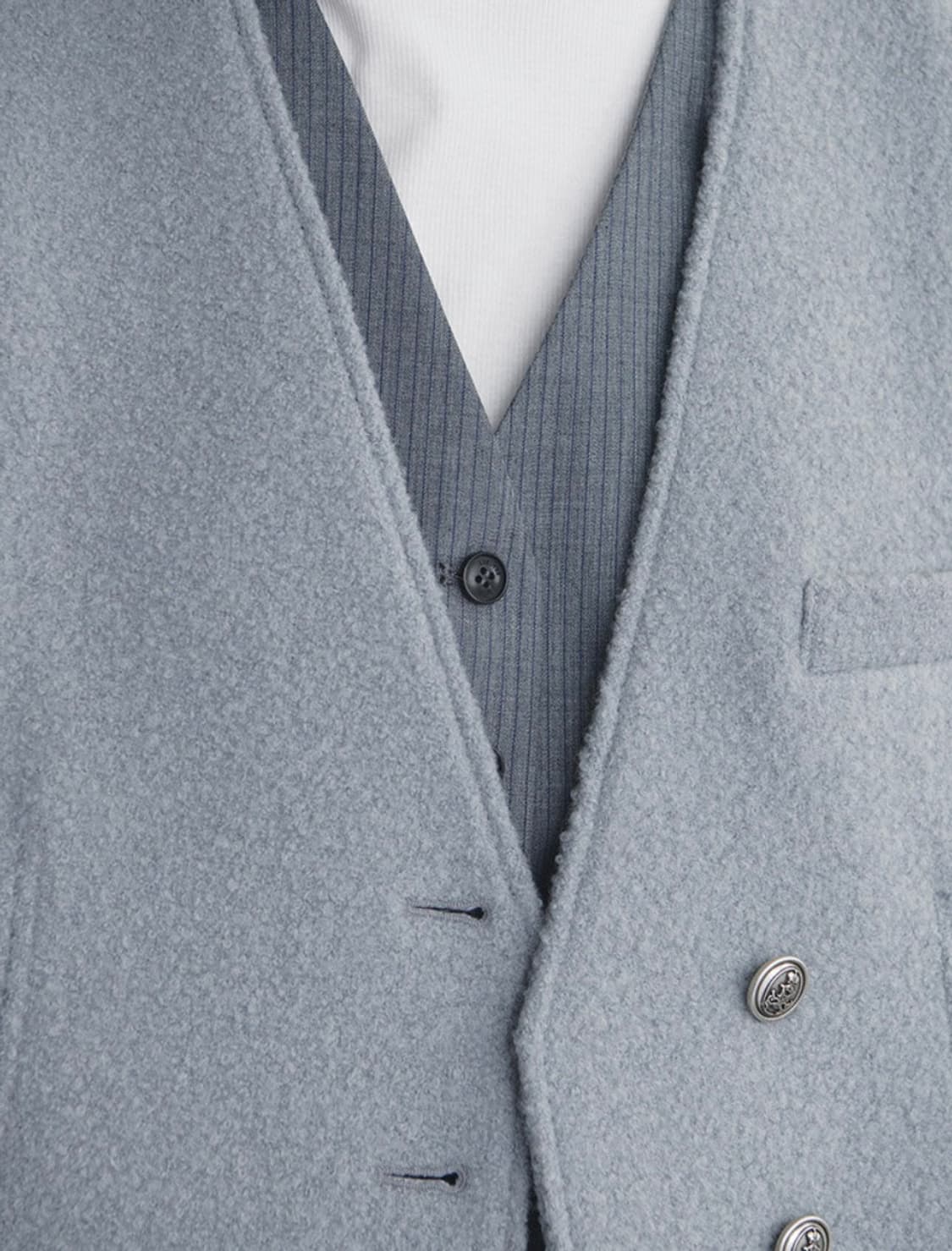 루에브르 collarless boucle jacket 상품이미지3
