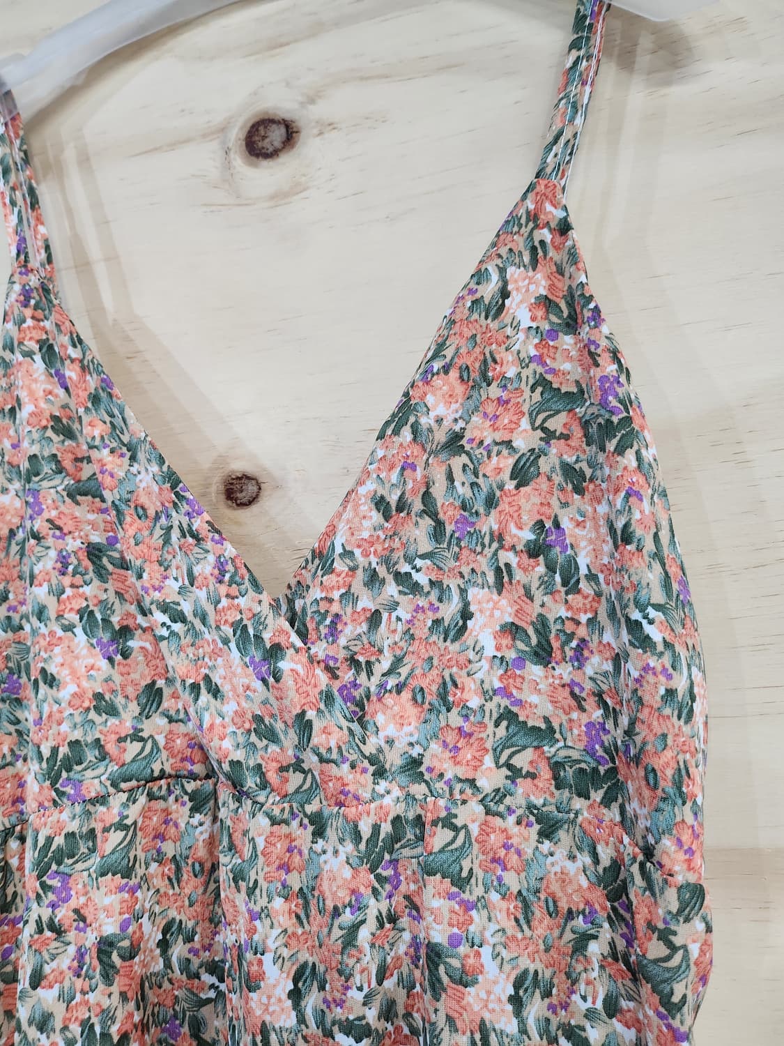 1052) 플라워프린트 끈 원피스 상품이미지4