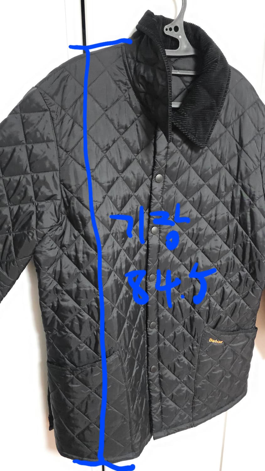 바버 퀼팅 자켓 블랙 L 헤리티지 리데스데일 클래식핏 상품이미지5