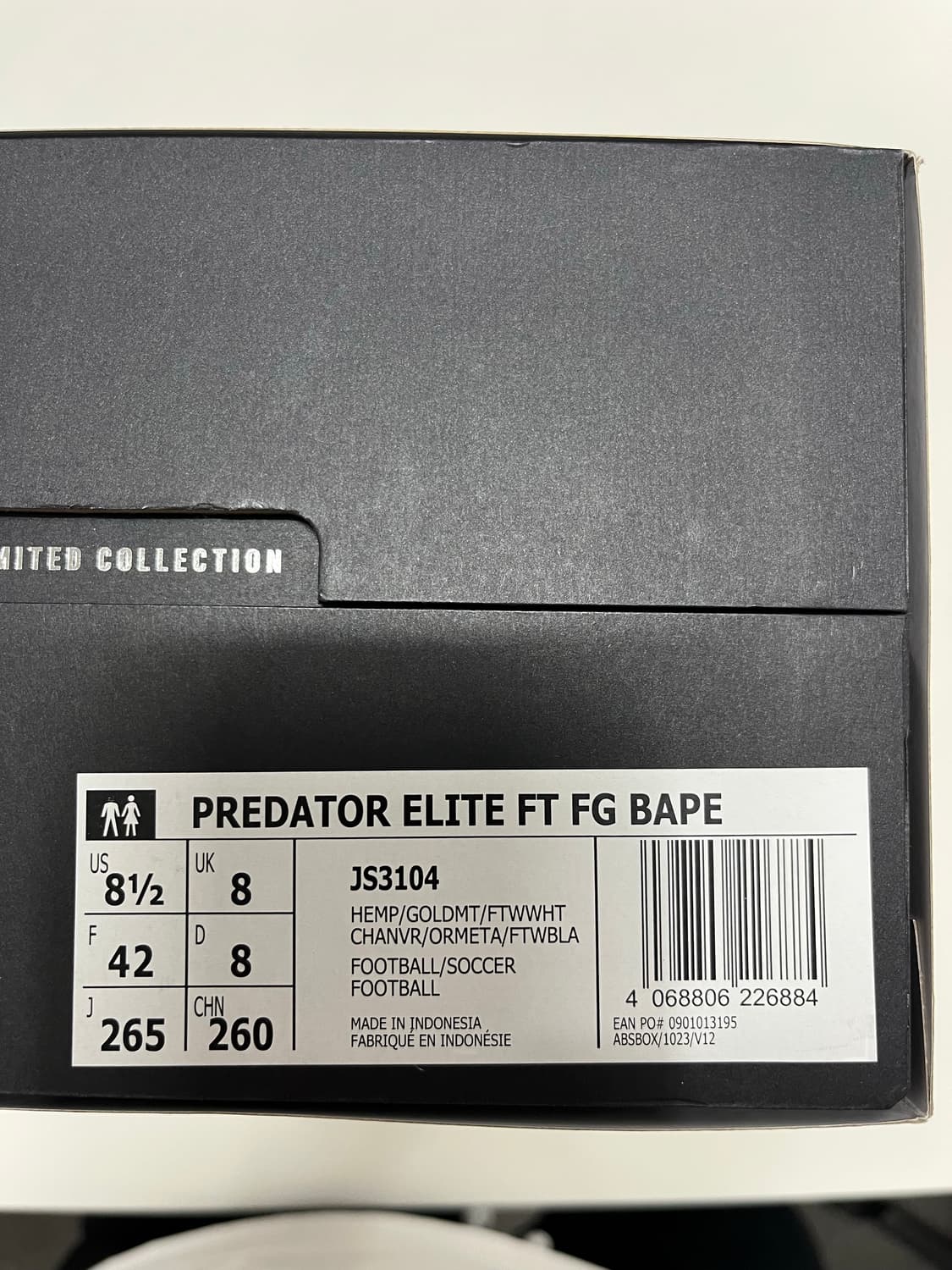 아디다스 X 베이프 프레데터 엘리트 카모 그린 FG (새제품) 상품이미지2