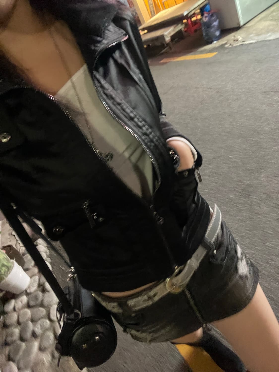 Cecil McBee highneck short jacket 상품이미지5