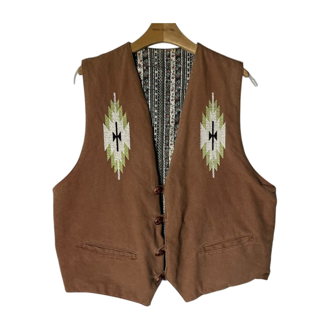 [Sudbury] 빈티지 나바호 웨스턴 베스트 상품이미지1