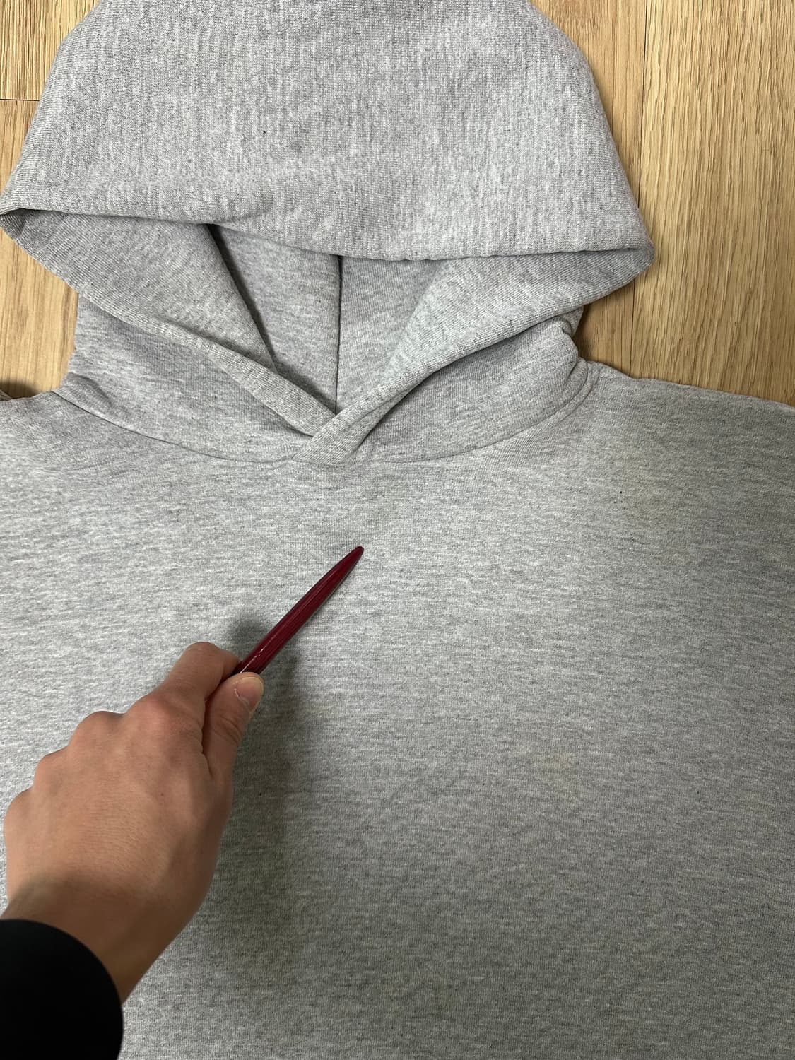 90s 빈티지 러셀 후드 그레이 XL USA 상품이미지7