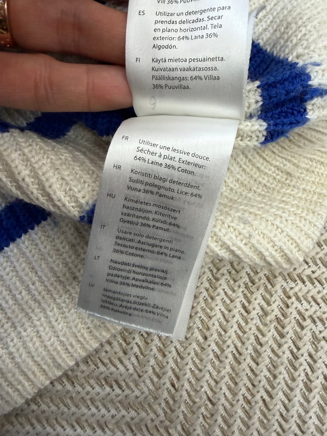 정품) COS 코스 여성 오버핏 니트 스웨터 XS 상품이미지7