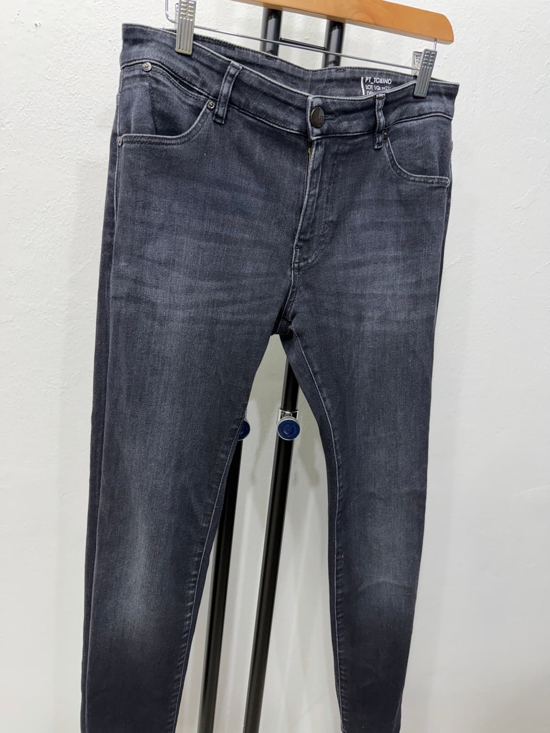 정품) PT 토리노 블랙 스판 데님 청바지 30 상품이미지2