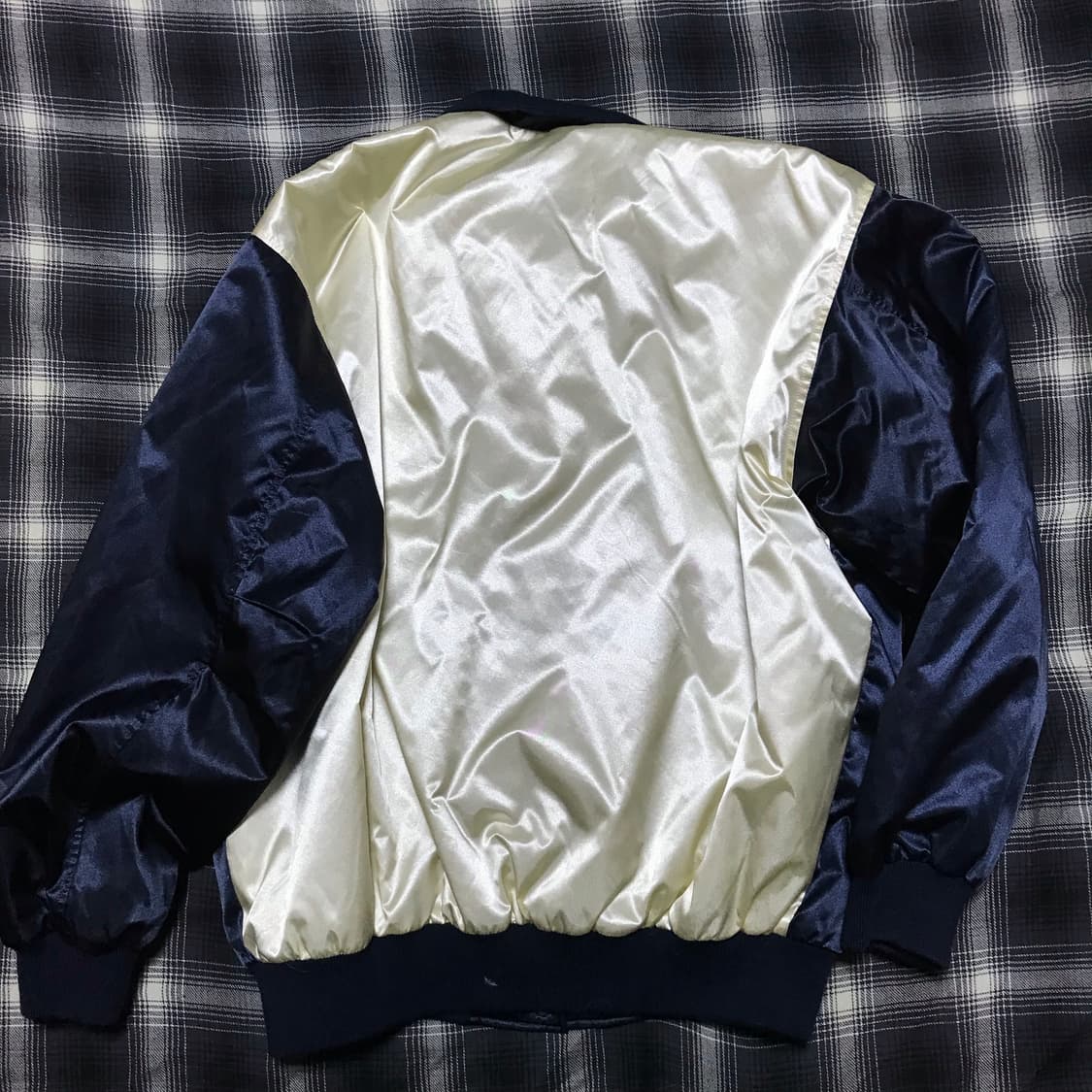 레어 90s 재팬 리얼 베이스볼 스타디움 자켓 상품이미지4