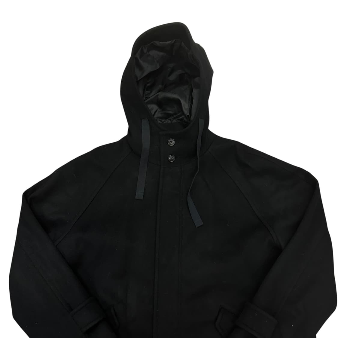 비슬로우 후드 울 코트 상품이미지2