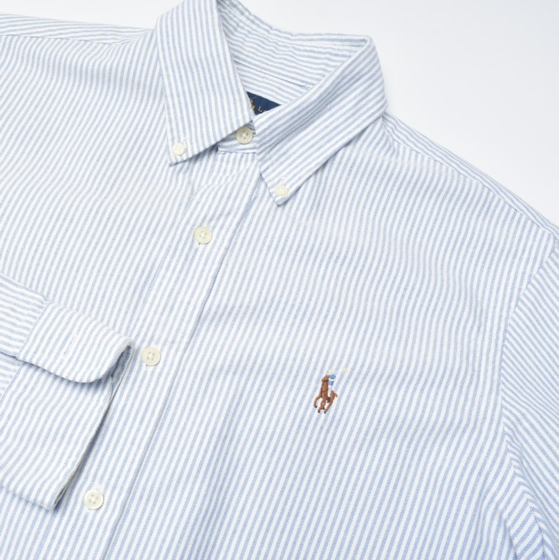 폴로 랄프로렌신 신형라벨 스트라이프 셔츠 남방 M N0749 상품이미지3