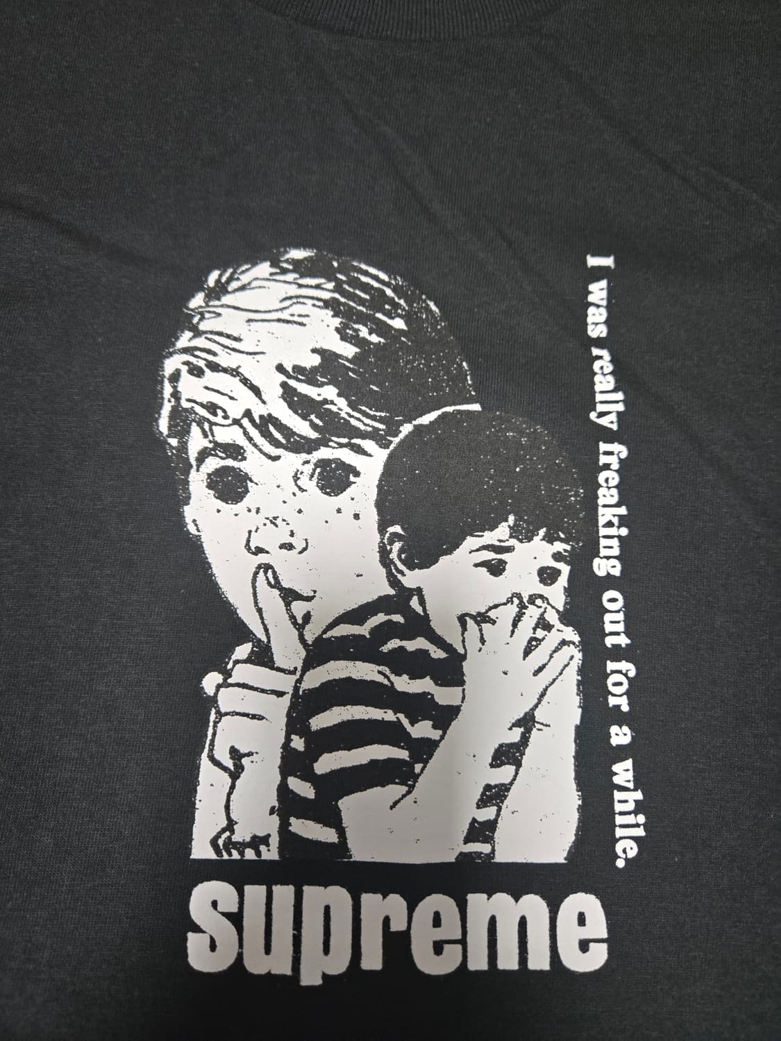 슈프림 블랙 반팔 freaking out tee
XXL사이즈 상품이미지5