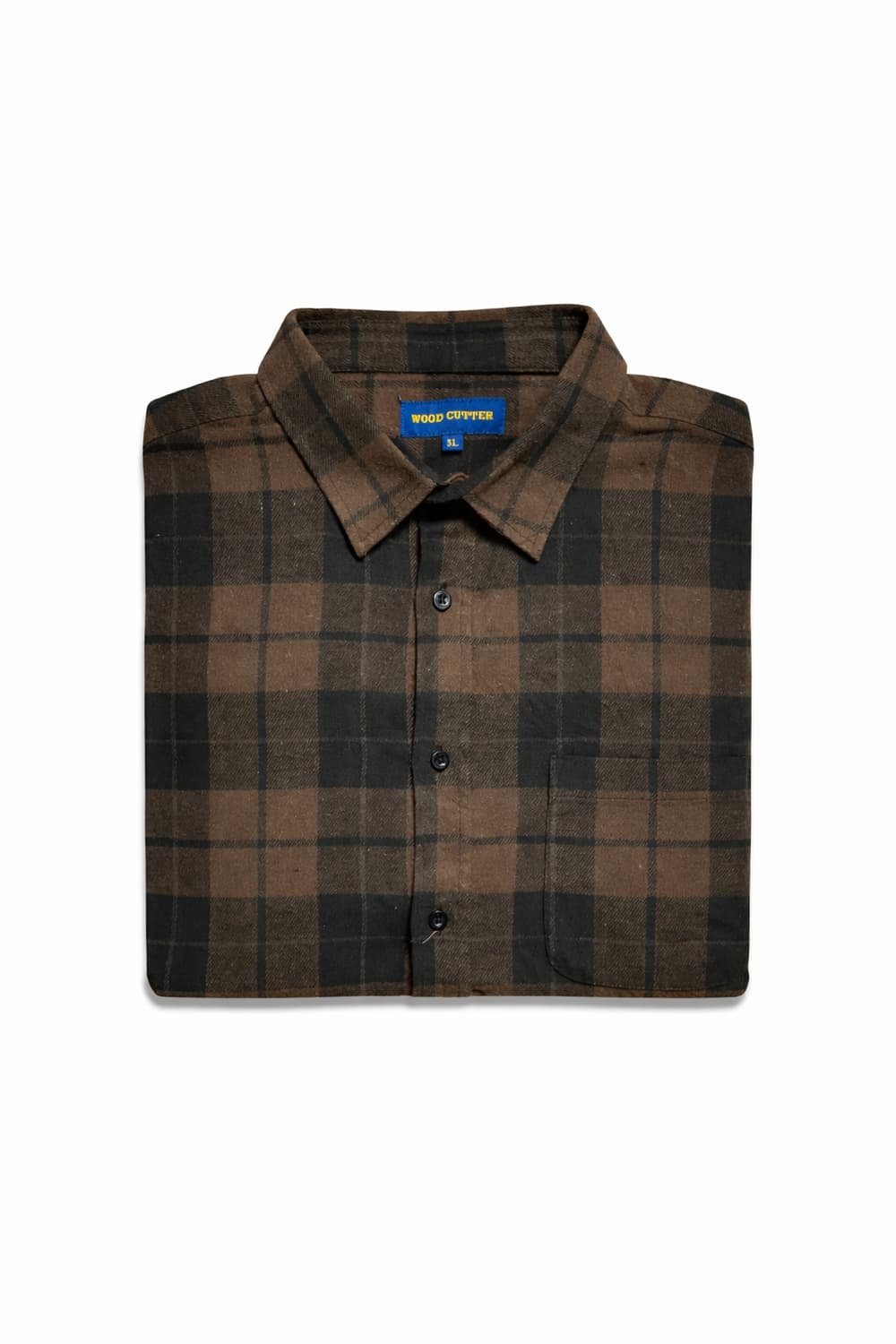 JPN 일본빈티지 y2k 워크웨어 오버핏 플란넬 브라운 빅 체크 셔츠 상품이미지4