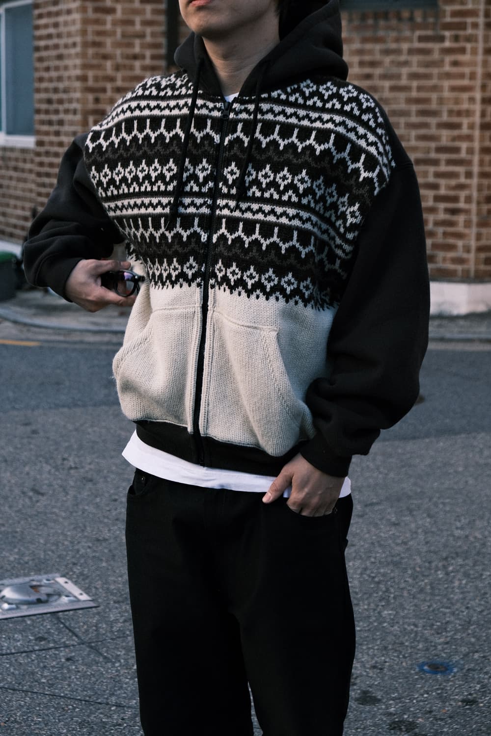 준야와타나베 x 팔라스 24FW 니트 후디 상품이미지8