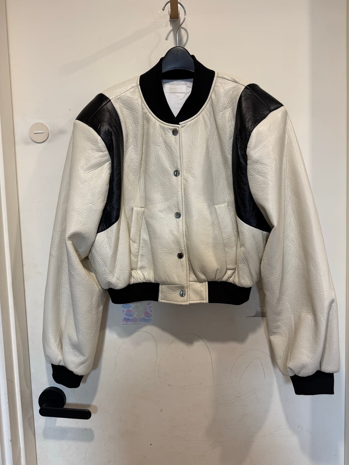 jull log 줄로그 레더 봄버 자켓 상품이미지2