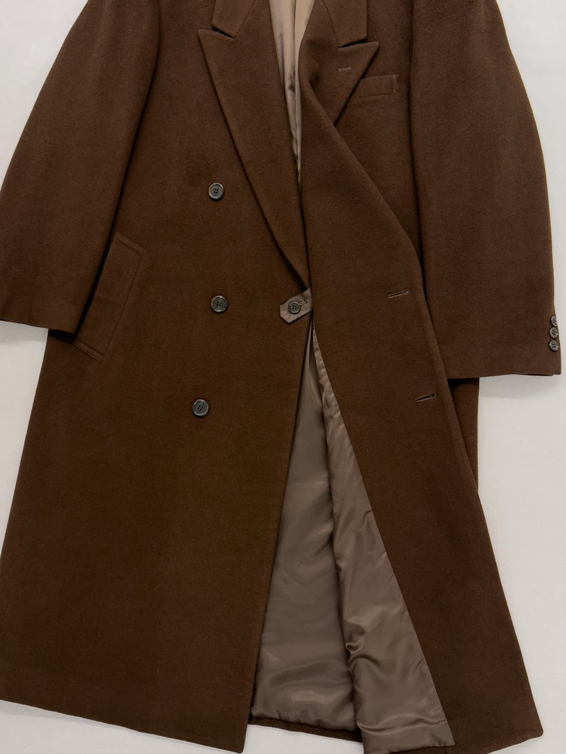 캐시미어 더블 코트 상품이미지6