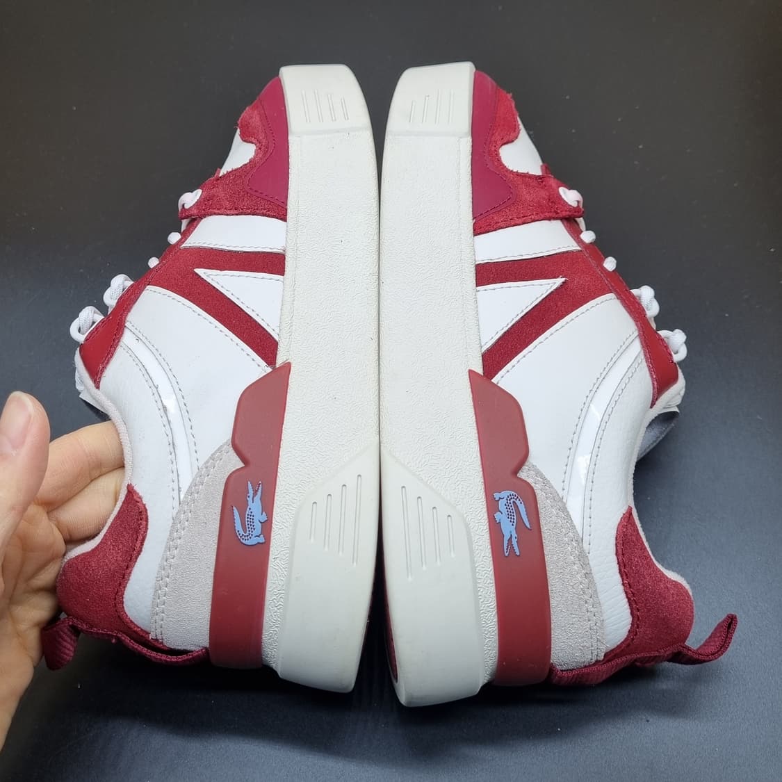 라코스테 레더 스니커즈38 250 상품이미지5