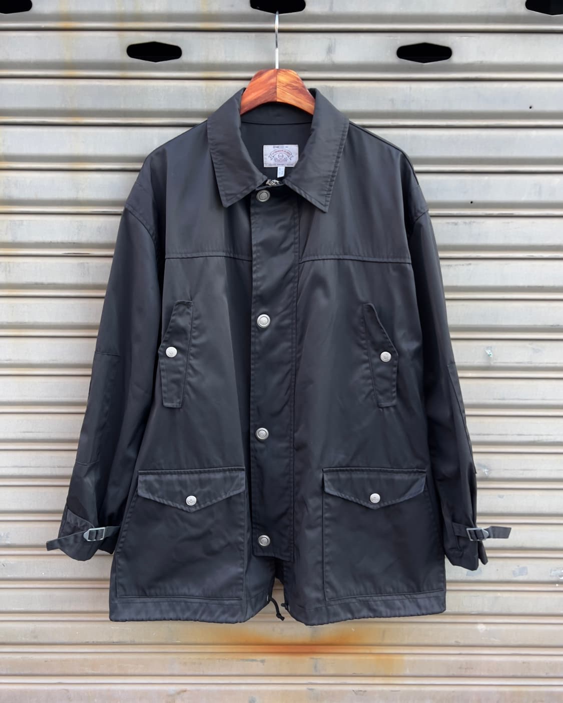 [XL] 90s 아르마니 진스 나일론 스냅 코트 상품이미지1