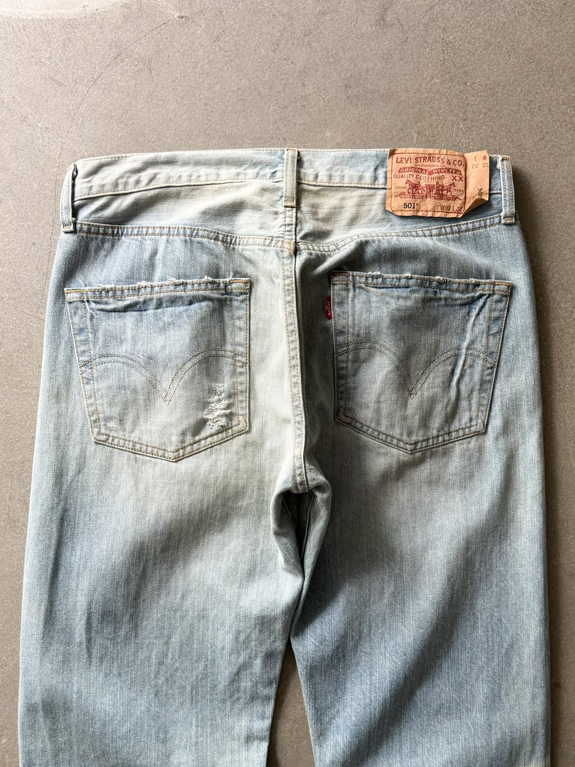 Vintage Levi's 501 Washing Denim Pants 상품이미지4