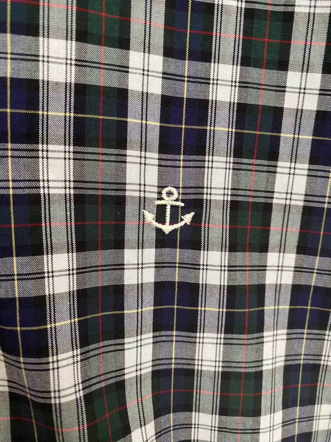 재팬 navy 체크 플라넬 셔츠 M 상품이미지4